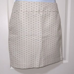 Ann Taylor Polka Dot Pencil Skirt